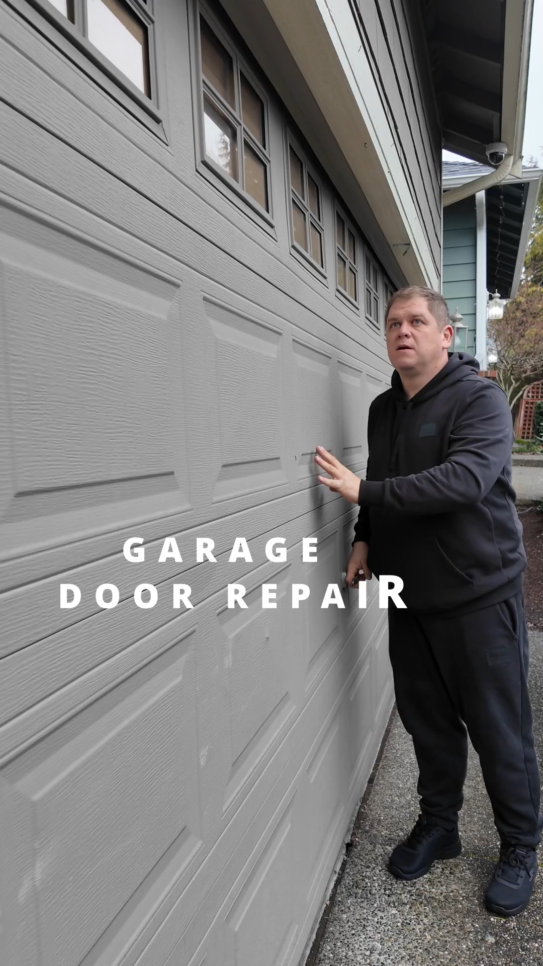 Garage repair demonstration video